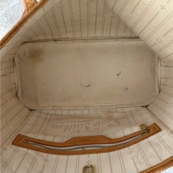 Louis Vuitton Neverfull PM in Damier Azur - Picture 2 of 4